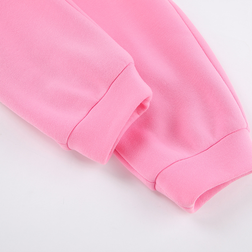 Women's Hoodies Sets Long Sleeve Streetwear Solid Color display picture 19