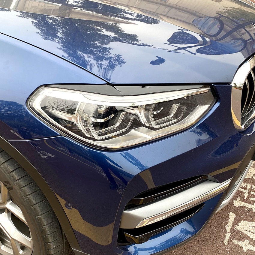 BMW X3 X4 G01 G02 2018+ Headlight Eyebrow Sticker Exterior
