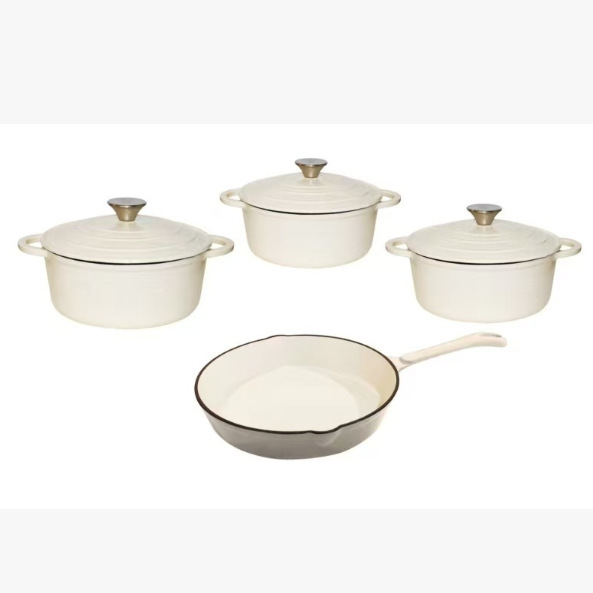 Placa de cocina de hierro fundido 7PCS anti-contracción cocina multifuncional antiadherente cubierta de cocina image 10