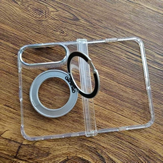 新金盾磁吸高透套啤PC适用iphone18 Fold折叠手机壳保护套跨境