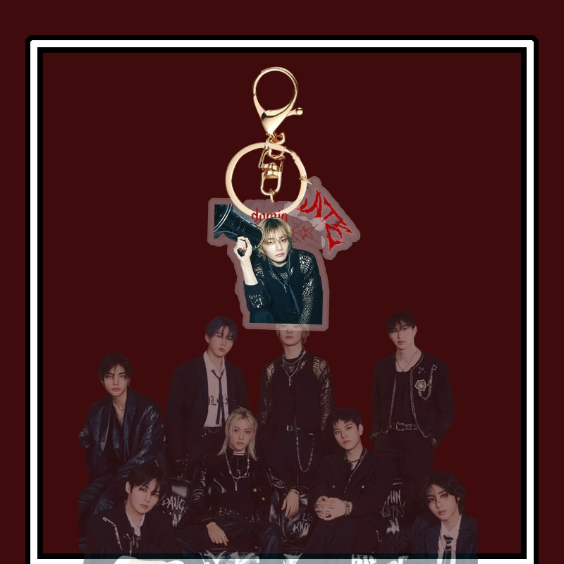 Новый альбом Stray Kids "ATE" акриловый брелок-ключ, подвеска для периферии