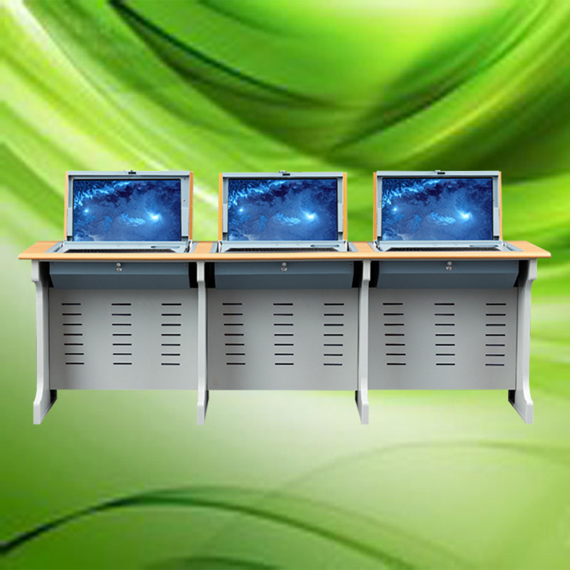 Foshan Flip Computer Table School Computer Room Training Table Hidden Lcd Screen Flip Desk Desk Foshan Flip Computer Table School Computer Room Training Table Hidden Lcd Screen Flip Desk Desk