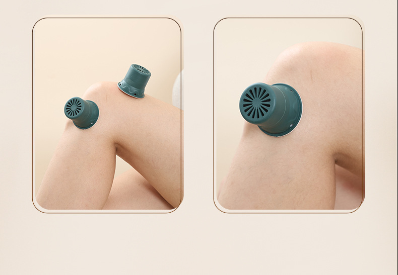 Silicone Eye Moxibustion Device Heat Therapy Massage Steaming Tool for Home Use Adults and Kids in use