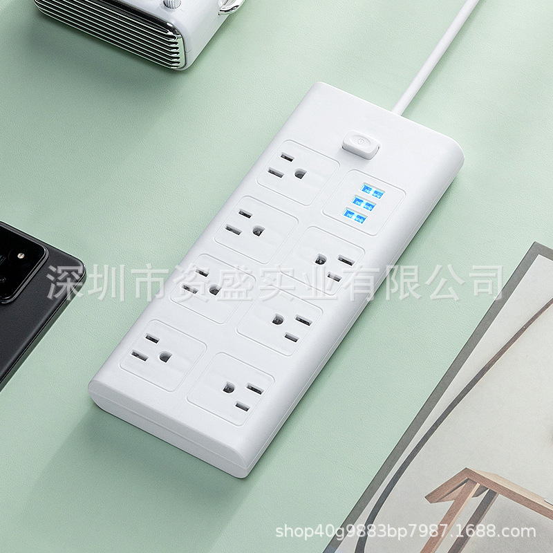 东南亚泰国菲律宾越南老挝电源插座插排USB排插欧式插头接线板