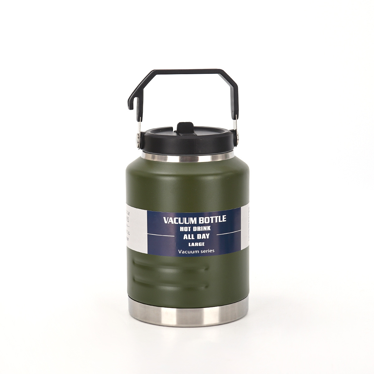Nueva gran capacidad portátil barril 304 acero inoxidable vacío taza de aislamiento térmico taza de paja de acampamiento de acondicionamiento al aire libre