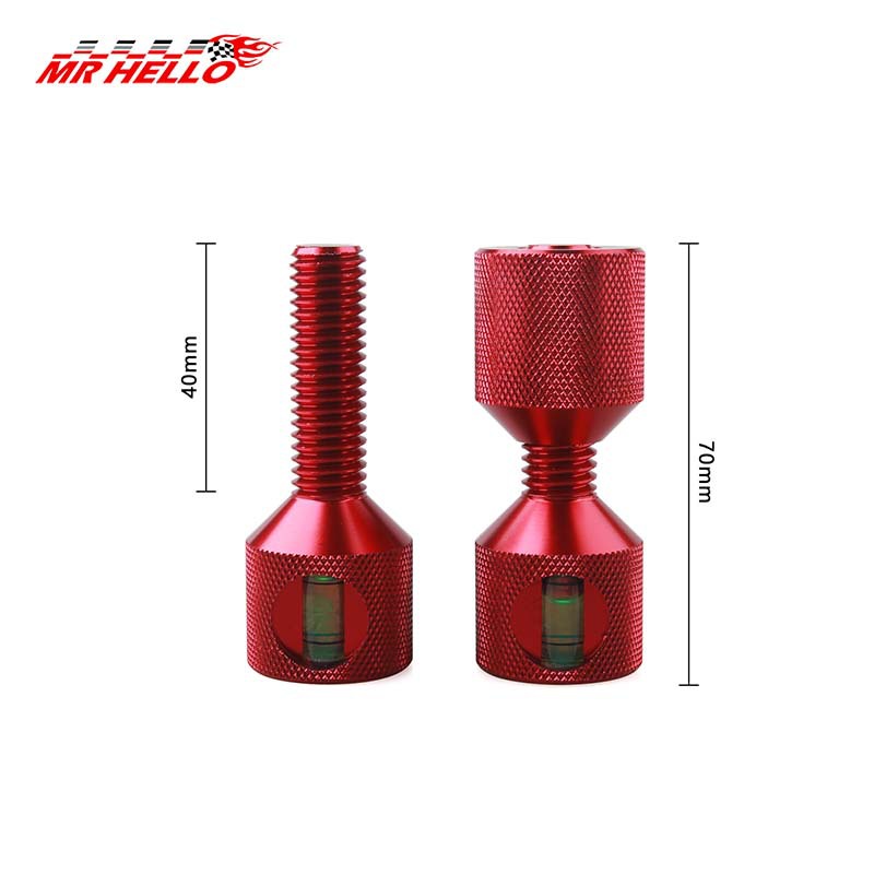 Aluminio 1-1/8 pulgadas doble agujero localización pin traje 2 Agujero brida alineación pin ajuste para 1/2-14 ASME 150LB