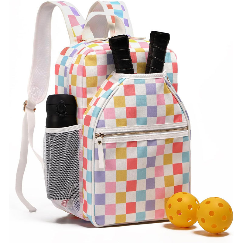 Amazon sports tennis bag, women's backpack, large capacity, lightweight badminton bag, squash and pickleball racket backpack