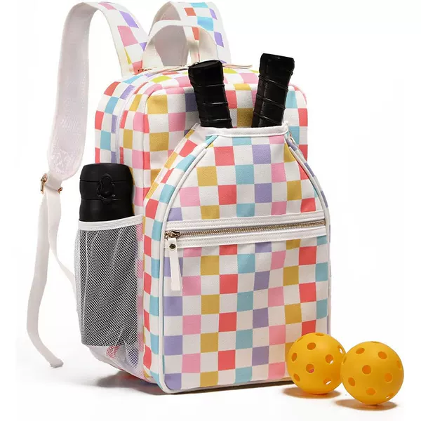 Amazon sports tennis bag, women's backpack, large capacity, lightweight badminton bag, squash and pickleball racket backpack