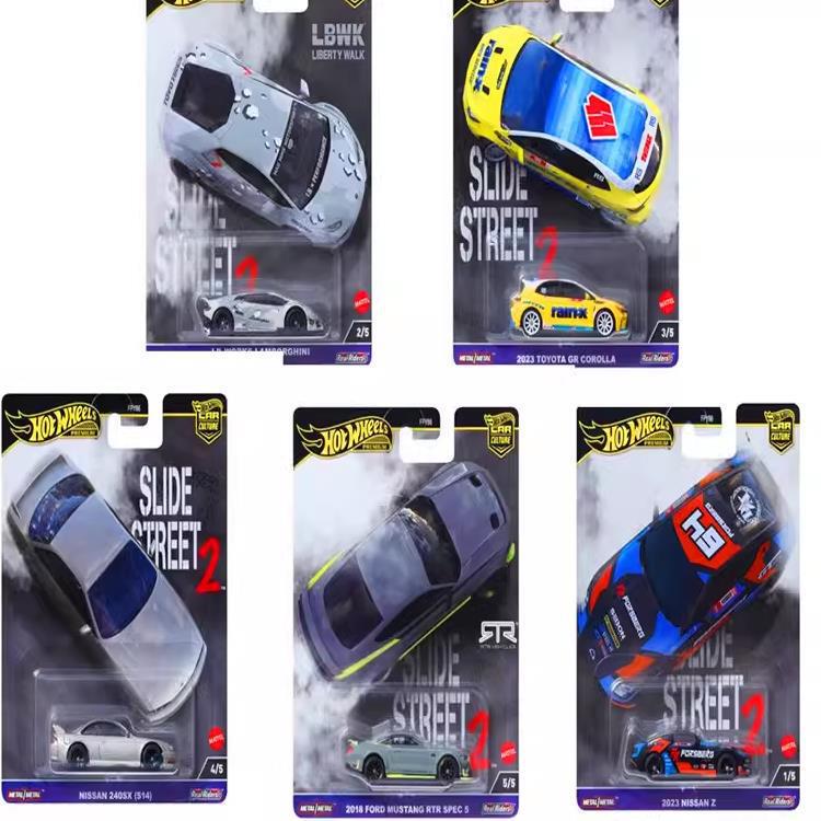 Hotwheels Hot Wheels Street Drift 2 Rubber Tire Car Culture Lamborghini Nissan S14 Toyota Gr Corolla
