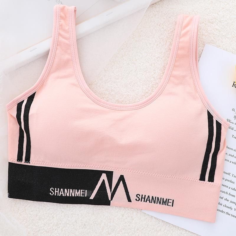 En FORMA DE U belleza espalda adelgazamiento deportes fitness danza yoga Honda sin costuras carta chaleco ropa exterior sujetador de niña corta