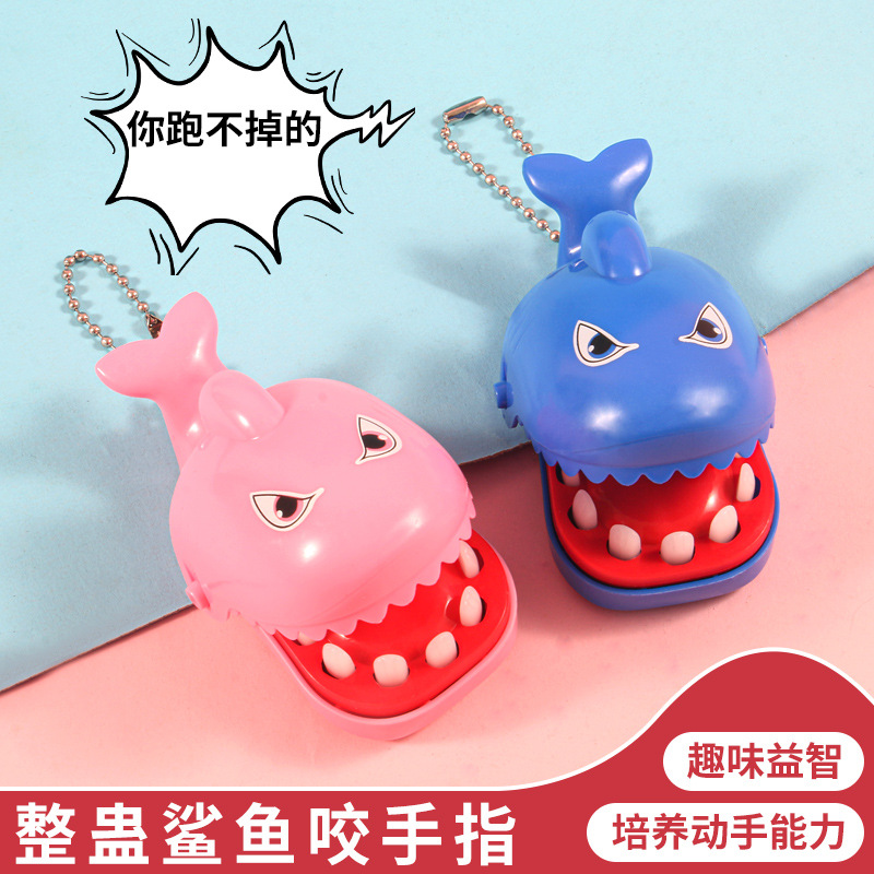 Mini mordedura de dedos juguetes de perros mordedura de manos niños interacción de padres e hijos parodia de dientes descompresión y descompresión artefactos mágicos