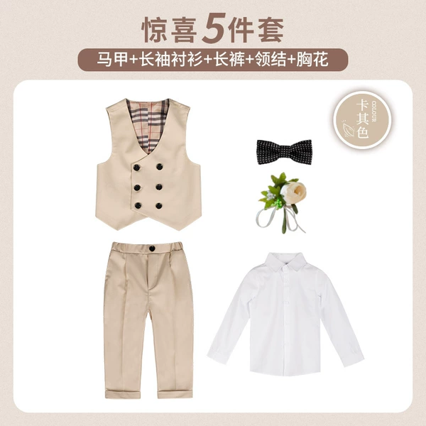 Vest, set, shirt