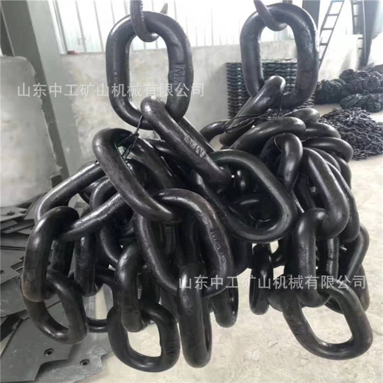 供应矿用强度高锻打三环链 矿用刮板机链条 满焊工艺 品质高