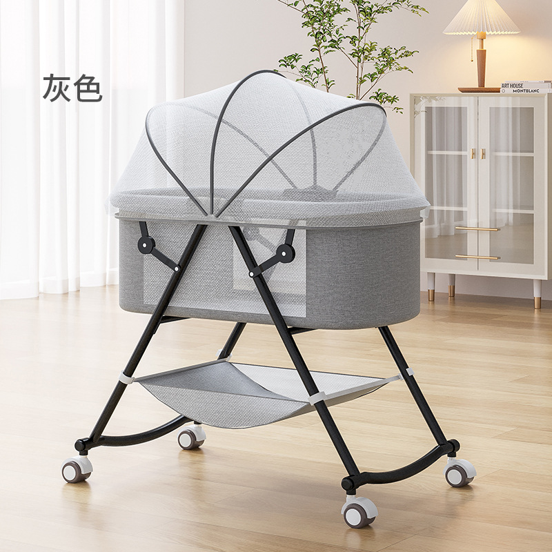 Cuna de bebé portátil extraíble cama portátil multifuncional plegable recién nacido cuna cuna cama bb con ruedas