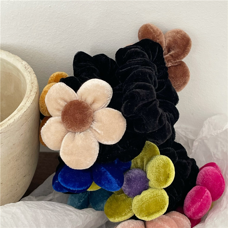 Fashion Flower Cloth Hair Tie display picture 4