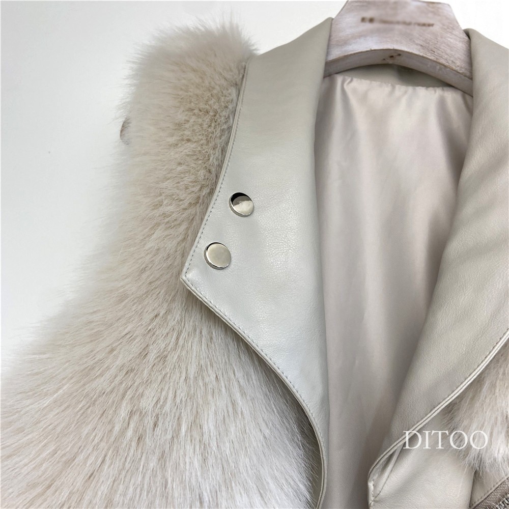 Damen Kunstfellweste Mit Reißverschluss Ärmellose Winterjacke_voghion.com