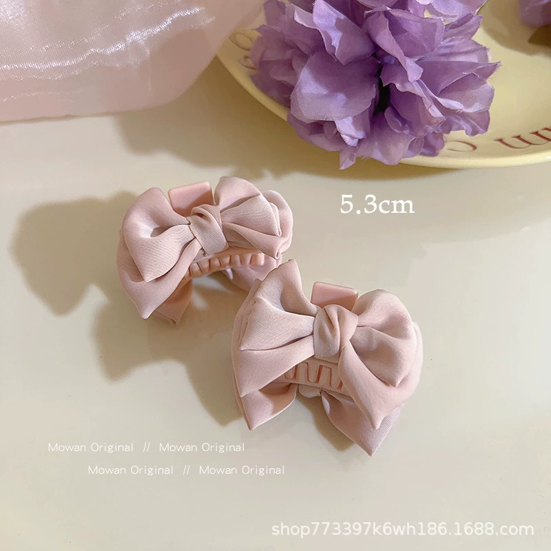 hair bow clip — милый краб-стиль клешенка для девочек, маленькая принцесса аксессуар для челки, многоцветный