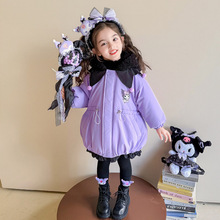 女童洛丽塔羽绒棉服外套2025新款儿童装冬季保暖棉袄女孩加厚冬装