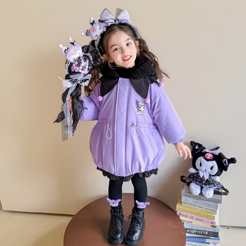 女童洛丽塔羽绒棉服外套2025新款儿童装冬季保暖棉袄女孩加厚冬装