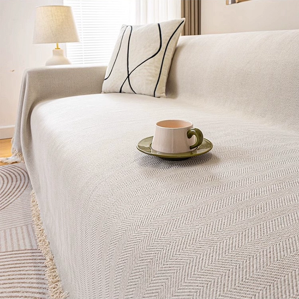 Cream white (Herringbone)