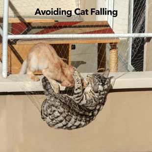 Cross-Border Hot Selling Various Sizes of Pet Safety Protection Nets Balcony Stair Window Anti-Fall Cat Net Cat Fence