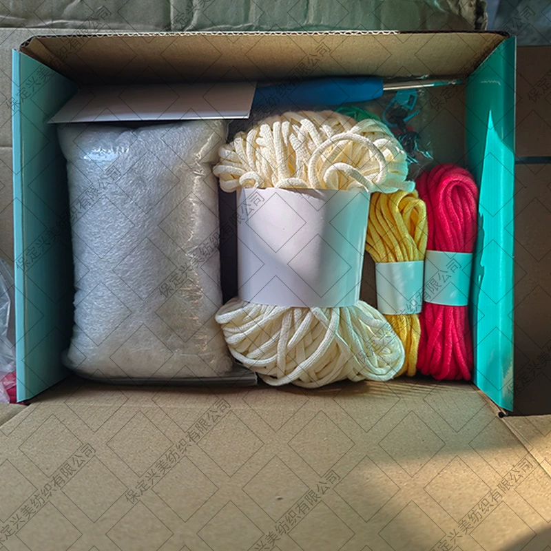 Трансграничный пакетный изготовленный на заказ набор материалов для вязания крючком DIY ручной вязаный вязаный материал для вязания вязаный материал