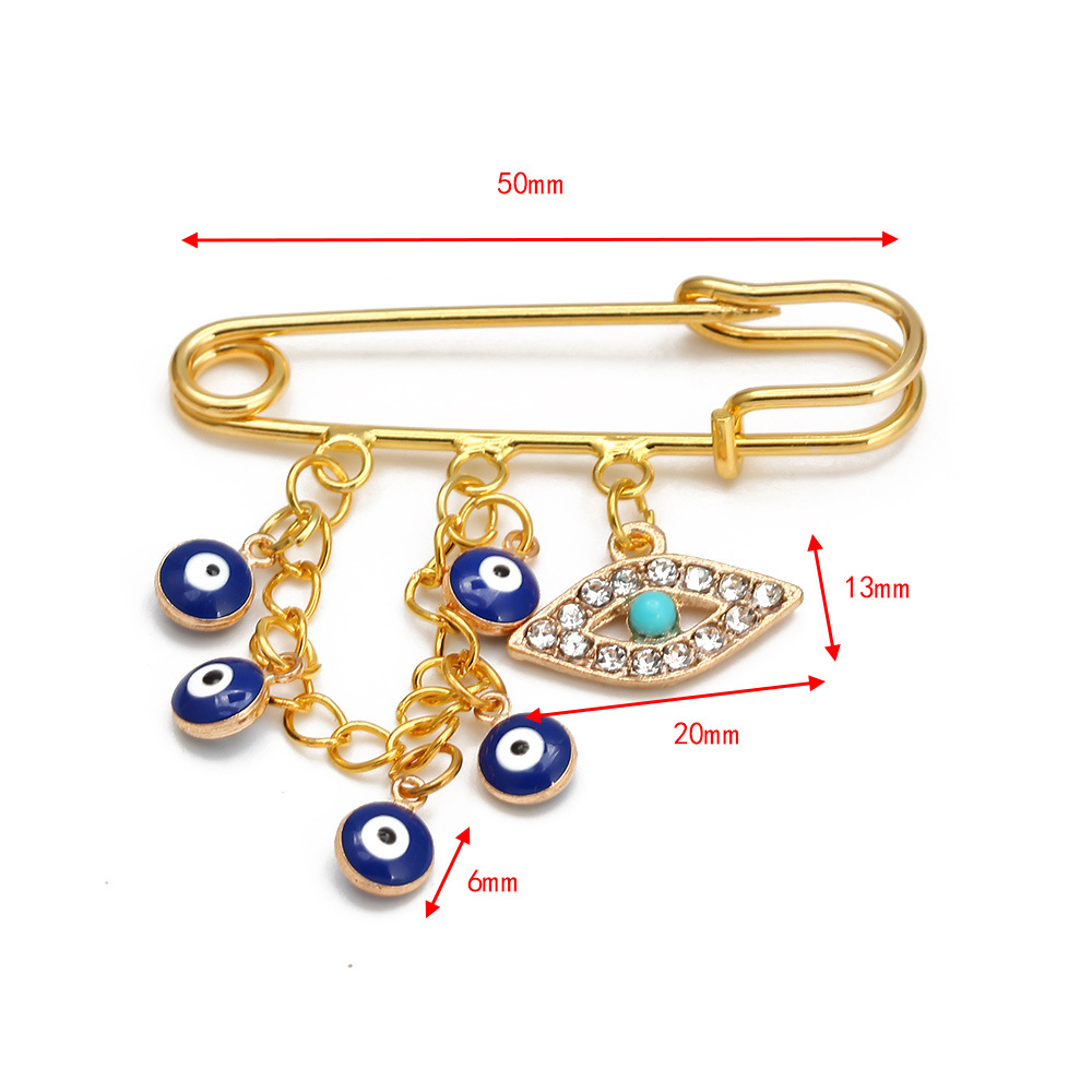 Simple Style Eye Alloy Plating Women's Brooches display picture 38