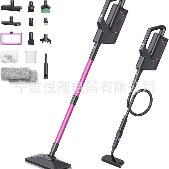 New E-Commerce Amazon Multifunctional Steam Mop Cleaning Machine 12-in-1 Sterilization and Mite Removal Steam 1500W