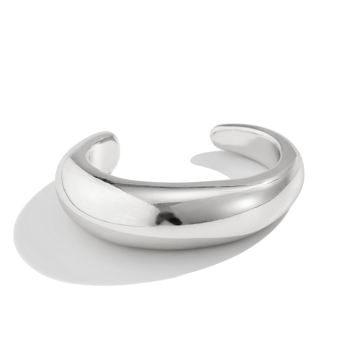 GeometricSmooth CCB Bracelet Brazalete brillante transfronterizo Joyas abiertas de acrílico europeo y americano