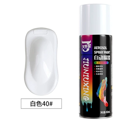 Jiuniu Star automatic spray paint Avtomobil boyası - white-450mlbottle-spray-paint