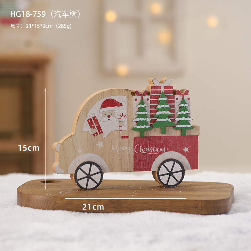 Bienvenido al alfabeto de madera creativa decoración navideña árbol de navidad decoraciones de mesa decoraciones navideñas Feliz Navidad