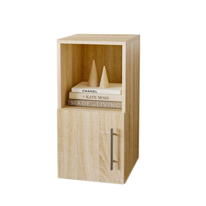 Nordic simple mesita de noche gabinete de color roble mesita de noche gabinete pequeño apartamento dormitorio mesita de noche