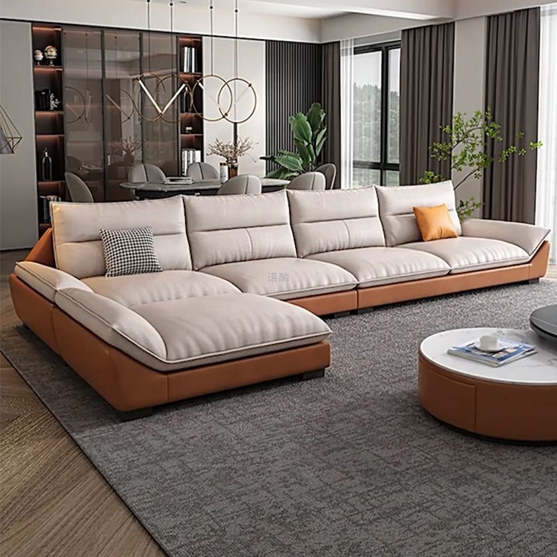 Italian Light Luxury Technology Cloth Sofa Living Room Small Apartment Modern Simple Home Rental Room 2025 New Sofa