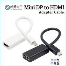 源头工厂 迷你dp转hdmi4K公转母转换器 mini dp to hdmi1.4转接线