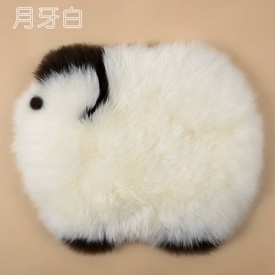 cushion, long plush, direct wholesale – Seat cushion, seat cover - moonlight-white-fleece-lined-and-thickened