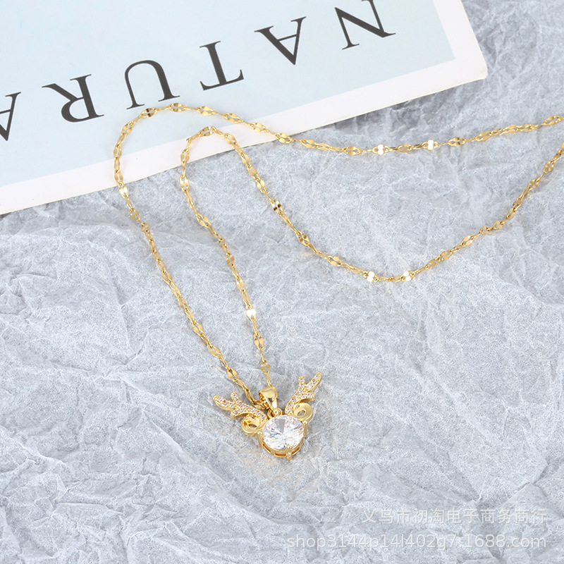 Fashionable universal necklace stainless steel