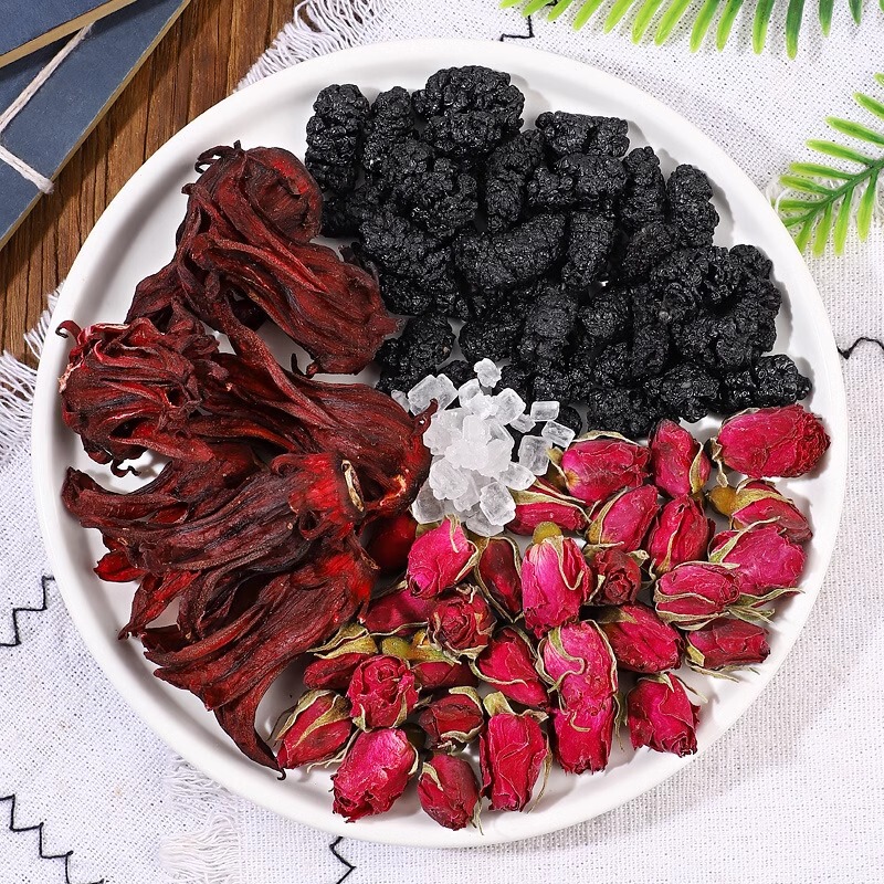 Rose Mulberry Roselle Tea Goddess Standing Combination Scented Tea Soaked in Water to Drink Nutritious Tea Bag Triangular Bag Cold Brew Tea Bag Rose Mulberry Roselle Tea Goddess Standing Combination Scented Tea Soaked in Water to Drink Nutritious Tea Bag Triangular Bag Cold Brew Tea Bag