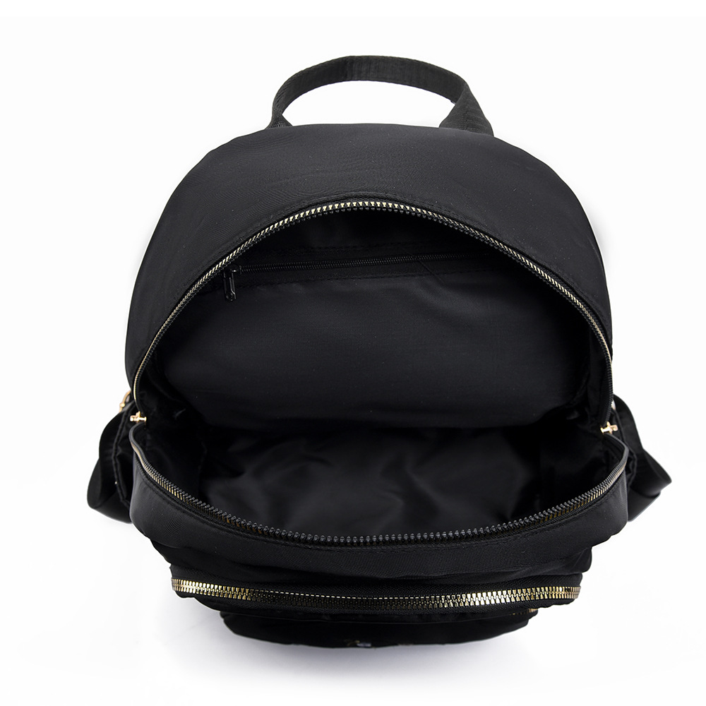 Bolso mujer 2024 nuevo estilo bordado flores señoras mochila literaria simple mochila de viaje al aire libre mochila escolar