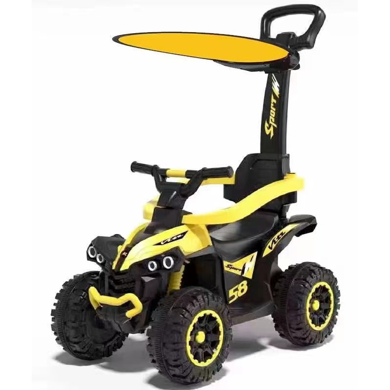 Exportación transfronteriza cochecito para bebés, andador para niños de 1 a 5 años, andador de empuje manual, coche de juguete, defensa lateral