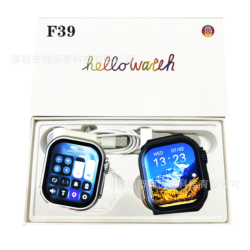 F39 Smartwatch 5G SIM Card Full Network Compatibility Google Play Store App Download S10 Max Cellular Panel Video Call