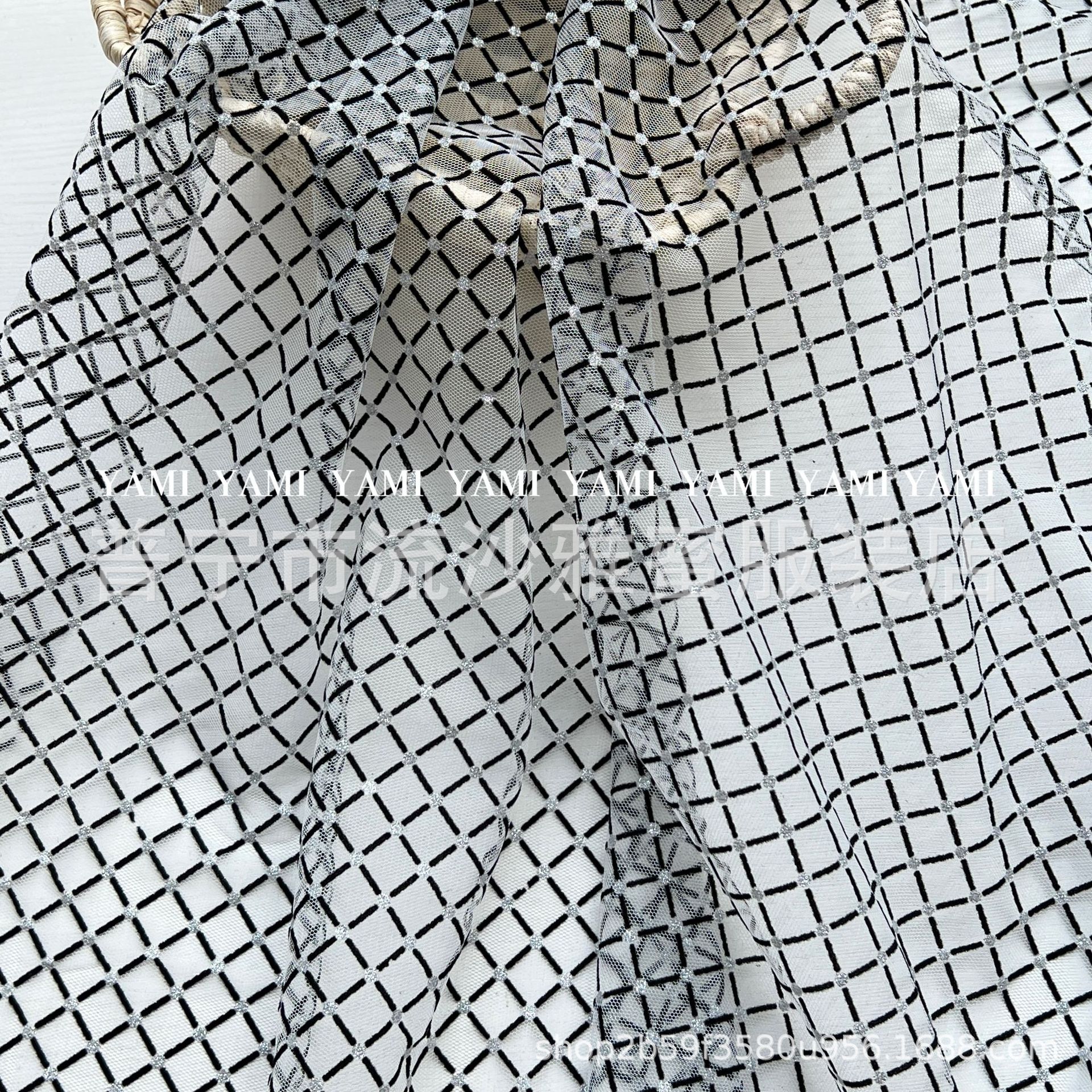 Tejido de malla de poliéster al por mayor, tela hexagonal no elástica, material de tela decorativa de impresión de malla de poliéster