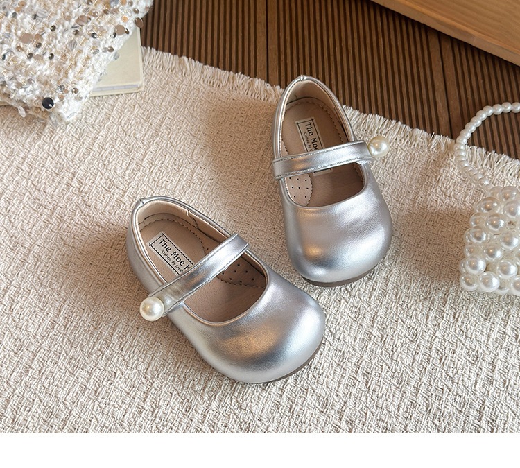 Klassische Mary Jane Ballerinas Mit Perlen Für Mädchen Elegant_voghion.com