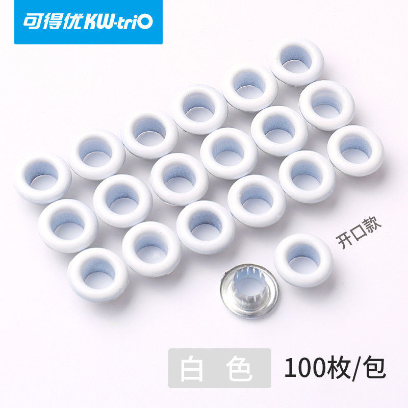 Kedeyou plástico color metal hebilla de ojo de pollo anillo de protección transparente remachadora de tarjetas perforadora manual perforadora de anillo