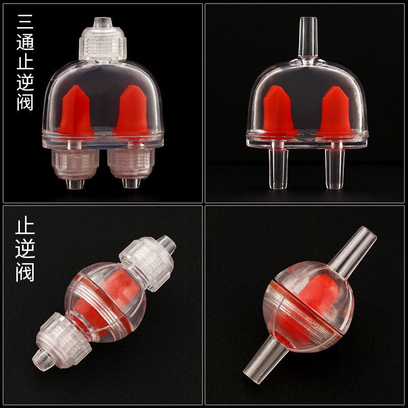 4mm Air Pump High-Quality Check Valve Three-Way Check Valve with Threaded Locking Oxygen Anti-Shedding High-End Check Valve Flow