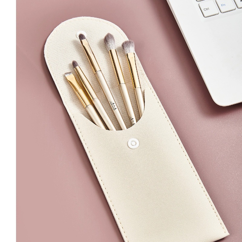 Cangzhou eye shadow cepillo conjunto de cepillo de maquillaje de cuchilla cepillo de línea de ojos cepillo de detalle de sombra de nariz cepillo 5 herramientas de maquillaje mayorista