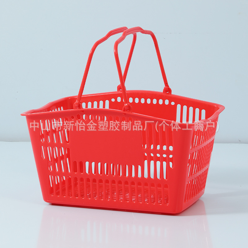 Fabricantes de cestas de compras de bocadillos tienda de conveniencia de cabello directo supermercado cestas de compras de plástico tienda de cereales de mano tienda de papelería