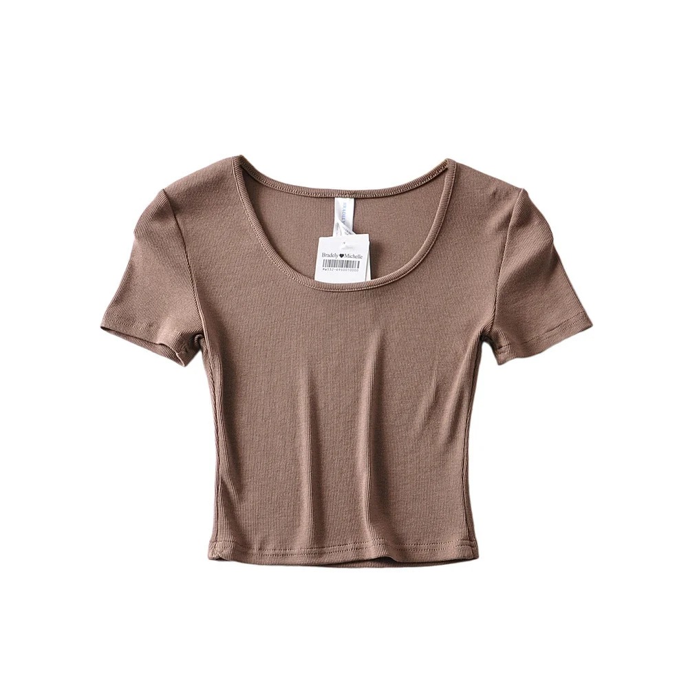 round neck short-sleeved T-shirt  NSAC28192