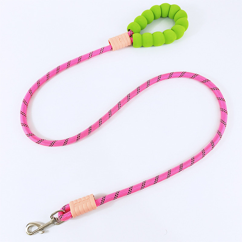 犬用リード ドーパミンクラウドバブルコットンハンドルリード 中型犬・大型犬用お出かけペット用リード|undefined