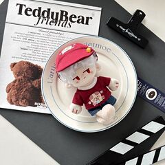 15cm チュッチャーボディ、牛の赤ちゃん服、立ち姿の綿人形、ノーマルボディ、ヒトデボディ人形、着替えセット