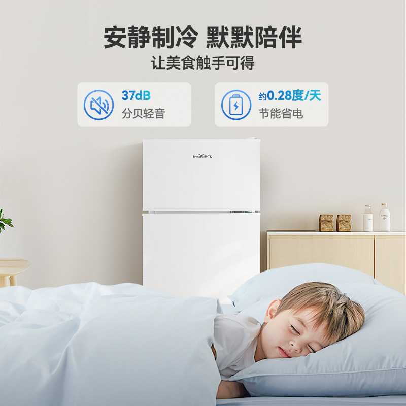 节能新飞小冰箱家用小型办公室租房宿舍节能省电迷你冰箱双门|undefined